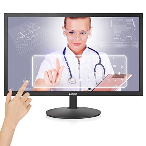 Upinva 19 inch Multi-Touch Professional HDMI Monitor CCTV LCD Display Surveillance Touchscreen Camera PC Mobile Monitor Multifunction BNC/VGA/AV/