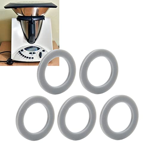 Blender Sealing Ring, Blender Accessory, 5pcs Silicone Blender Protective Rings Mixer Accessory Spare Parts for Vorwerk Thermomix TM21 TM31