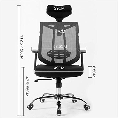 n/a Ergonomic Office Desk Chair High Back Mesh Desk Chair with Height Adjustable and Head Support