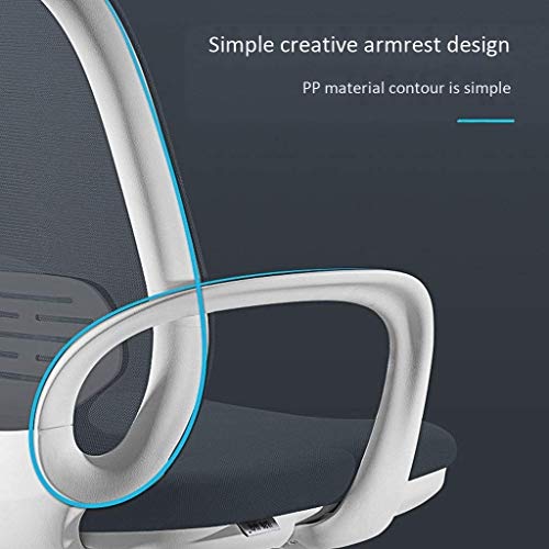 LXXSH 2020 design All mesh full Fabric multifunctional comfortable Ergonomic Office Chair (Color : Argento)