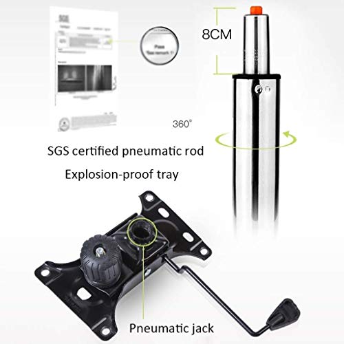LZQDM Office Chair - High Back Executive Swivel Office Desk Chair with Ribbed Upholstery, Lumbar Support, Modern Style
