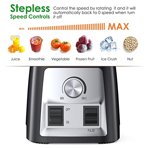 Enfmay Blender Smoothie Maker, 2000W Powerful Blender for Kitchen with 2L BPA-Free Tritan Container, 8 Sharp Blades with 30000 RPM High-Speed Jug