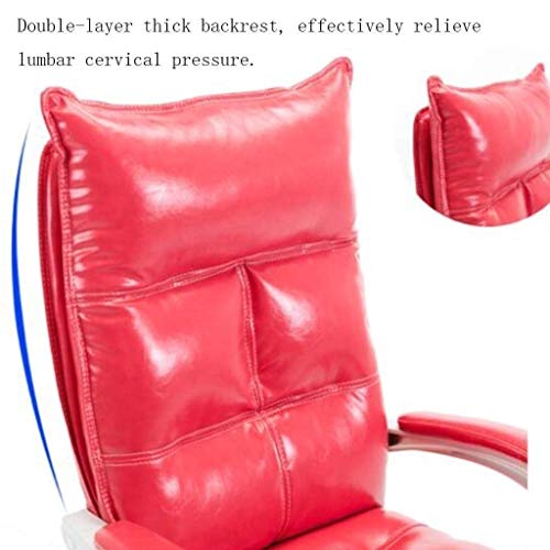 LZQDM High Back Office Chair Ergonomic Desk Chair PU Leather Computer Chair Task Rolling Swivel Stool Executive Chair with Lumbar Support for Hom
