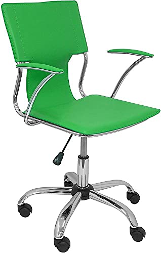 Piqueras and Crespo 214 – Ergonomic Office Chair with Fixed Arms, Adjustable Height and 360 Degree Rotating