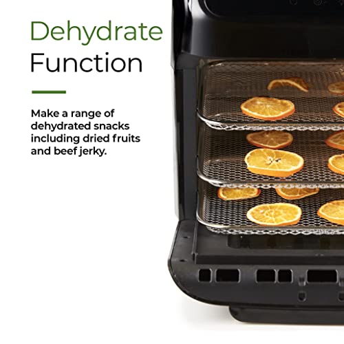 Emperial 12L Air Fryer Oven 1800W with Rotisserie, Dehydrator, Digital Display, Timer, 12 Pre-Set Modes and Adjustable Temperature Control for He