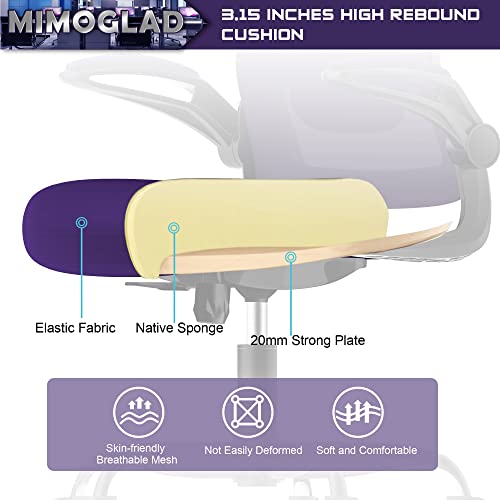 Office Chair, Ergonomic Desk Chair with Adjustable Lumbar Support, High Back Mesh Computer Chair with Flip-up Armrests-BIFMA Passed Task Chairs,