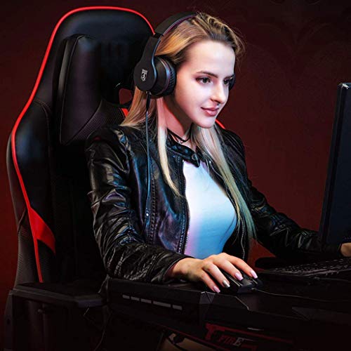 LZQDM Office Chair - Home Computer Gaming Chair Competitive Game Racing Chair Hand Travel Stool Ergonomic Office Turn Chair