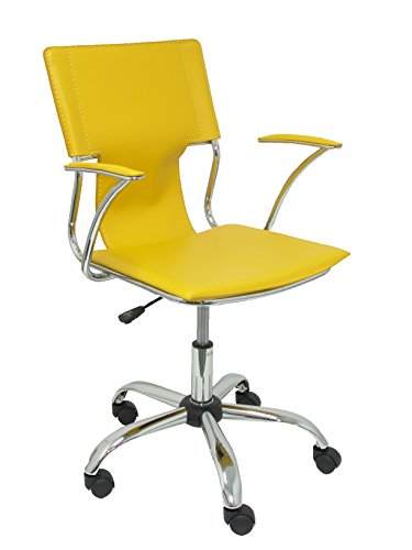 Piqueras and Crespo 214 – Ergonomic Office Chair with Fixed Arms, Adjustable Height and 360 Degree Rotating