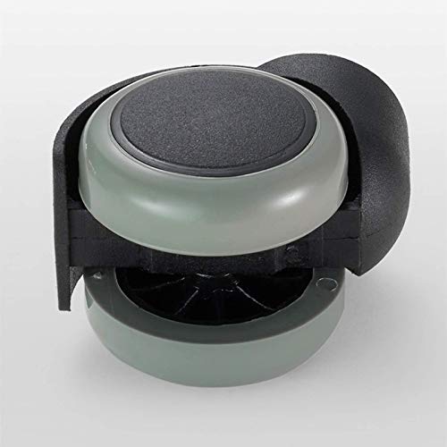 SKOAJAS Plate Casters 48mm Universal Office Chair Caster Wheels,Swivel Chair Wheels in Polyurethane,Casters for Hard Floors,Replaceable Furniture