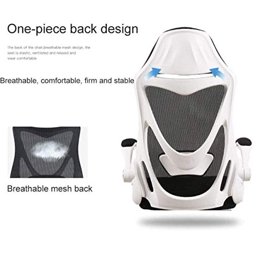 KJHD Ergonomic Office Desk Chair with Adjustable Armrest, Lumbar Support, Headrest and Breathable Skin Friendly Mesh (Color : Black)