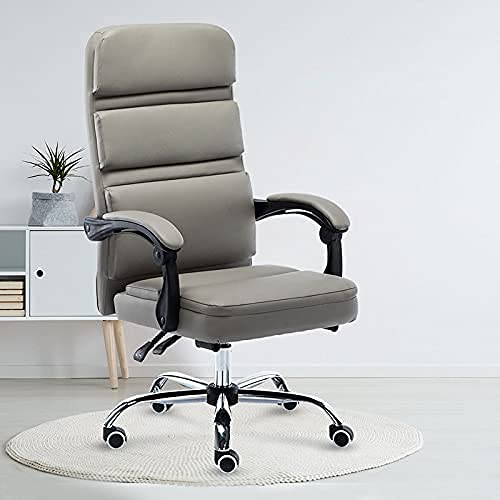 Office Desk Chair, Computer Chair Student Computer Seat Swivel Office Chairs Luxury Executive Lounge Chair Home Office Computer Chairs Artificial