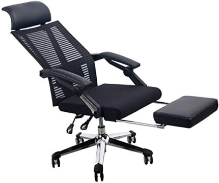 ZXFYHD Desk Chair,Office Chair Computer Chair Home Swivel Chair Ergonomic Supervisor Lunch Break Chair With Footrest