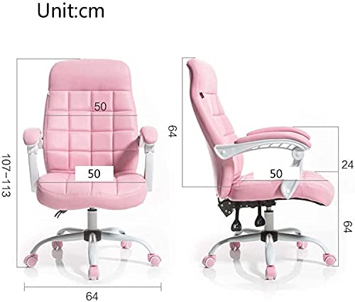 MU Office Chair Computer Chair Home Office Chair Reclining Office Chair Girls Cute Bedroom Computer Chair Lying Sleeping