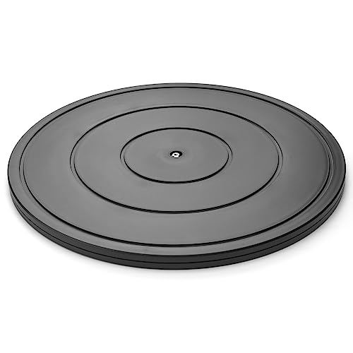 Famgee 16 Inch Lazy Susan Turntable Heavy Duty Rotating Swivel Stand Lazy Susan with Steel Ball Bearings for Flat Panel Monitors, Computer, TV, S