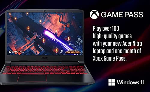 Acer Nitro 5 Gaming Laptop, 15.6" FHD 144Hz IPS Display, Intel Core i5-10300H Processor, GeForce RTX 3050 Laptop Graphics, 32GB DDR4, 1TB NVMe SS