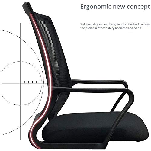 WALNUT Home Computer Chair to Work in an Office Chair Staff Member Chair Netting Lift Swivel Chair Lift Student Dormitory Chair