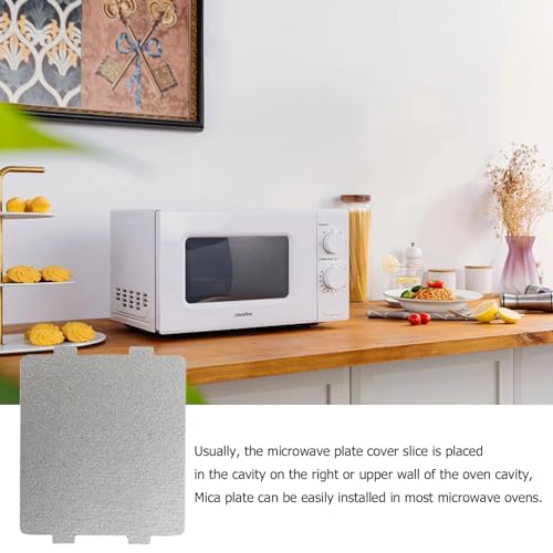 6PCS Microwave Waveguide Cover,Heat-Resistant Insulating Repairing Accessory Microwave Oven Parts,Universal Mica Sheet Waveguide Covers,Repairing