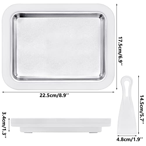 Ice Cream Roll Maker with 2 Scrapers, Iceten Instant DIY Ice Cream Roller Pan,Make Easy Ice Cream Rolls for Homemade Rolled Cream Frozen Yogurt G