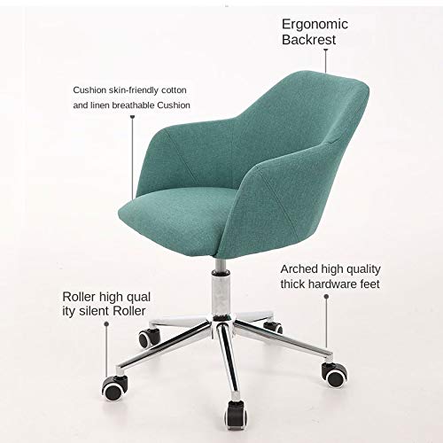 LZQDM Computer Chair, Home Office Chair, Modern Simple Meeting Chair, Desk Chair, Lifting Cloth Chair, Comfortable Chair