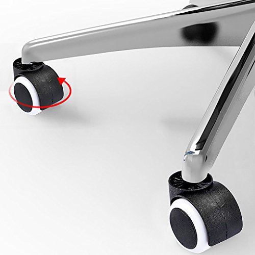 QH-Shop Chair Replacement Wheels Mute Office Chair Wheels for Office Chairs Protecting Hard Wood Floor for Office School Home 2 Inch 5 Pieces