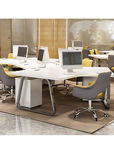 NMDCDH Small Home Chair - Thick Comfortable PC Computer Desk Office Chair Swivel Ergonomic Executive Leather Chair with Stitched Leather Soft Sea