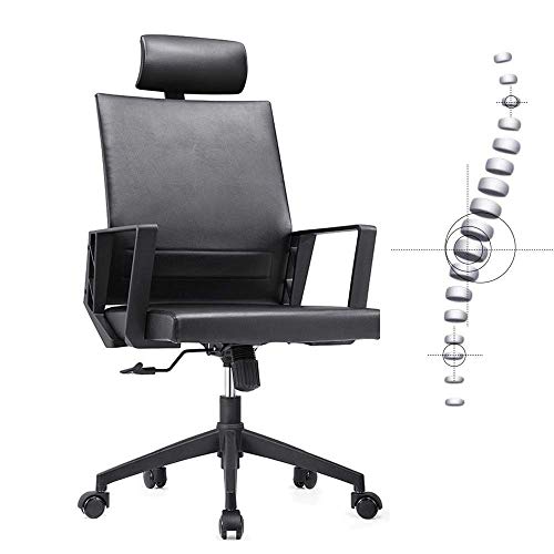 Mu Computer Chair Swivel Chair Office Chair - Ergonomics E-Sports Chair Home Modern Minimalist Computer Chair with Headrest Boss Chair Staff Chai