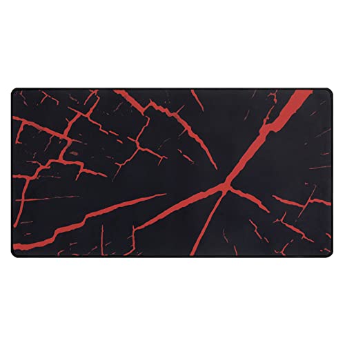 HiiARug Chair Mat for Hardwood Floor Anti-Slip Floor Protector Rectangle Gaming Computer Chair Mat Large Chair Carpet for Home Office Gaming Room