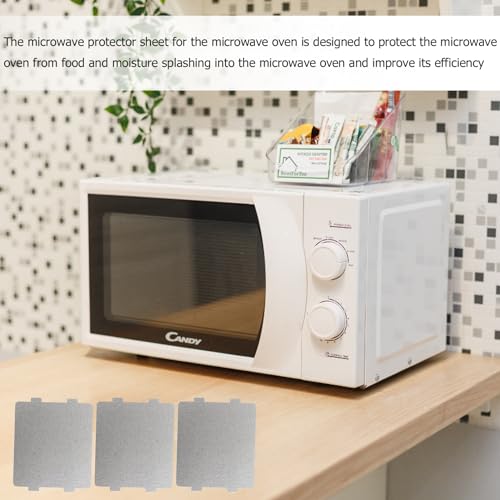 6PCS Microwave Waveguide Cover,Heat-Resistant Insulating Repairing Accessory Microwave Oven Parts,Universal Mica Sheet Waveguide Covers,Repairing