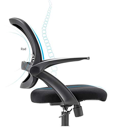 TJLSS Ergonomic Office Chair with Breathable Mesh Seat Computer Chair with Adjustable Seat Height and Back Recline Desk and Task Chair with Firm