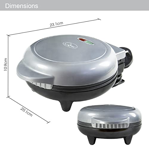 Dual Omelette Maker Electric - Easy Clean Non-Stick Cooking Plate - Makes Healthy Omelettes, Scrambled & Fried Eggs - Featuring Ready Indicator L