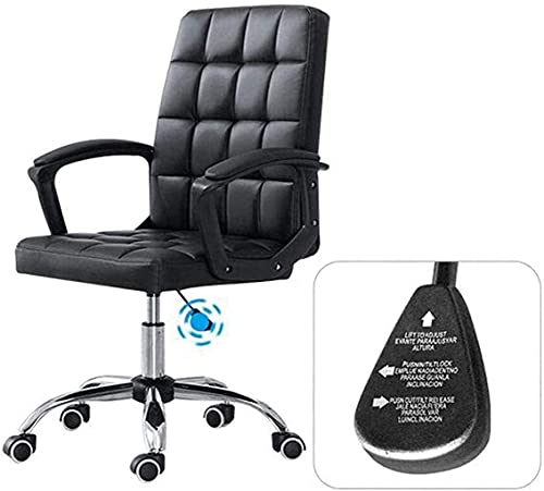 HJW Home Office Desk Chairs Computer Gaming Chairs Office Chair Ergonomic 360 Degree Swivel Pu Seat Computer Chair Armchair