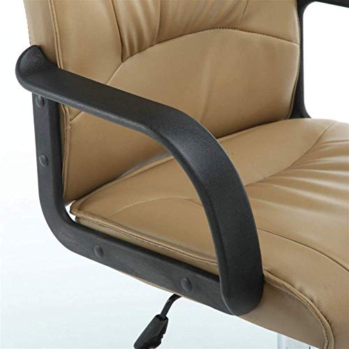 Mu Office Chair Office Chair Ergonomic Lifting Home Computer Chair Moveable Adjustable Staff Conference Meeting Chair Sedie Ufficio (Color : Khak