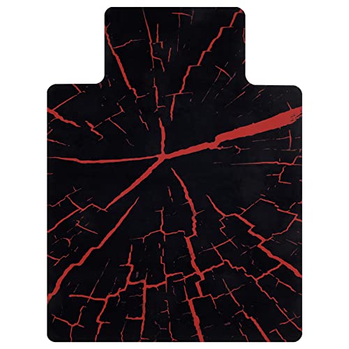 HiiARug Chair Mat for Hardwood Floor Anti-Slip Floor Protector Rectangle Gaming Computer Chair Mat Large Chair Carpet for Home Office Gaming Room