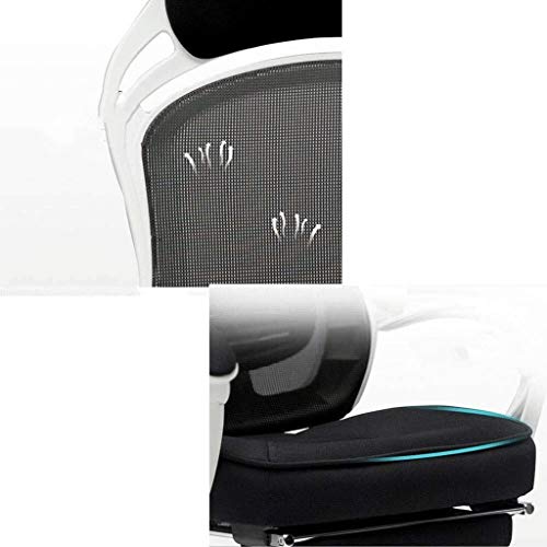 XYZMDJ Office Chair - High Back Executive Office Chair Ergonomic Home Office Chair Managerial Bonded Leather Chair Thick Cushion Support