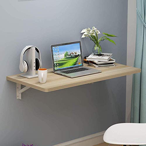MYYINGELE Folding Wall-mounted Table Multi-functional Bathroom Kitchen Shelf Bedside Table, Learning Desk, Foldable Computer Desk for Small Space