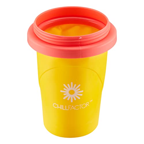Character Options 07950 ChillFactor Mango Mania-Reusable, Homemade Squeeze Cup slushy Maker Kitchen Toys, ONE Size