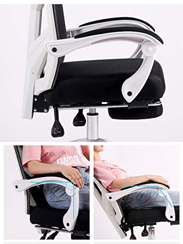 Home Ergonomic Office Chair High Back Adjustable Swivel Video Game Chair Computer Chair with Headrest and Breathable Skin-Friendly Mesh Ergonomic