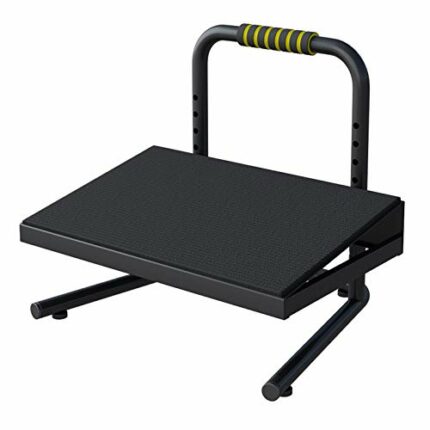 XXSLY Ergonomic Foot Rest, 6 Adjustable Heights Non-slip Inclined Footstool, Relieve Leg Fatigue for Home/Office/Workstation Desk Use