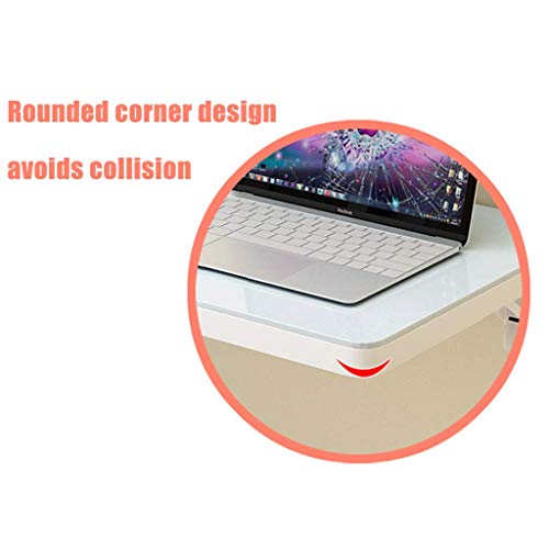 MYYINGELE Wall Mounted Drop Leaf Table, Folding Wall computer desk, Collapsible floating workbench For home, office, garage, RV, Boat, Black, 60