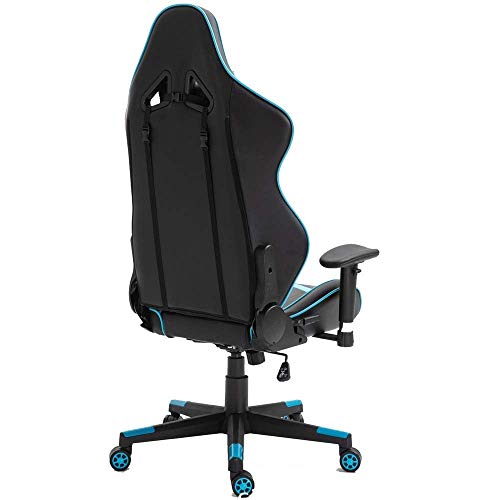 Mu Home High-Back Racing Chair Pu Leather Bucket Seat,Computer Swivel Office Chair