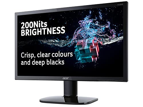 Acer KA220HQbi 21.5 Inch Full HD Monitor (TN Panel, 5ms, HDMI, VGA, Black)