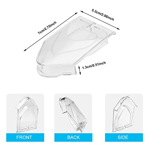 CUTIECLUB 2 Pack Pitcher Spout Cover for Ninja 72oz Blender Lid, Flap Lid Jar Top Replacement Parts Accessories for Ninja NJ600-NJ602 BL500-BL781