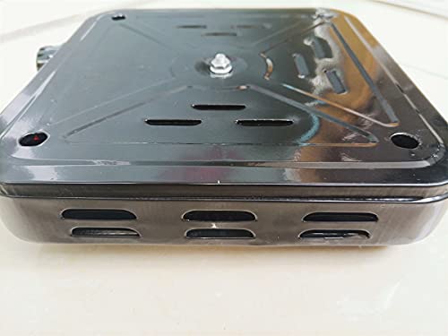 KitaBulb Electric Charcoal Burner 1000W Black Hot Plate for Coconut Coal Coffee/Tea/Milk- include Grid and Tongs