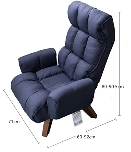 office chair gaming chair computer chair Bedroom Furniture Rotating Fabric Accent Chair Swivel Low Leisure Sofa Armchair for Living Room