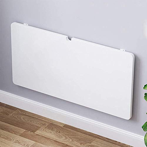 LUNEZY Wall-Mounted Folding Table, Drop Leaf Table For Small Spaces, Solid Wood Dining Table Computer Desk For Office Home Kitchen,120 * 30cm/47