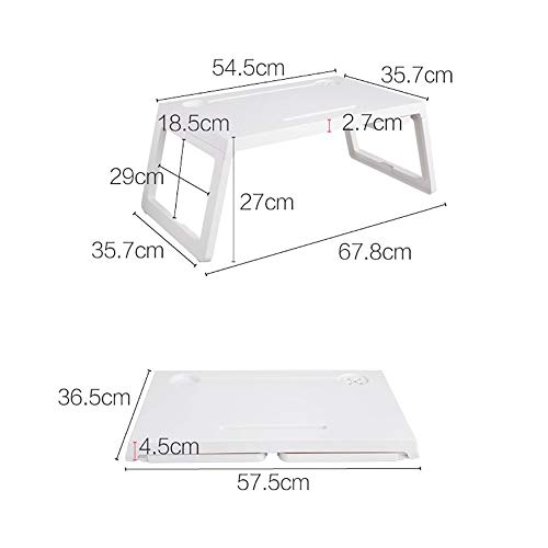 JJDNZ Foldable Portable Laptop Bed Table Stand Rack Computer Reading Kids Study Table Small Table Anti-Skid Table Home Furniture