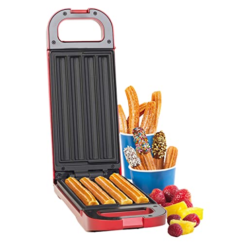 American Originals EK4502AOAR Churro Maker - Non-Stick Easy Clean Dessert Snack Machine, Make 4 Churros in Approx 10 Minutes, Fresh Healthy Spani