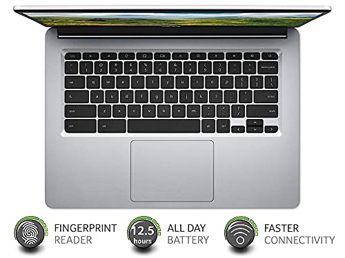 Acer Chromebook 314 CB314-1H - (Intel Celeron N4000, 4GB, 64GB eMMC, 14 inch Full HD Display, Google Chrome OS, Silver)