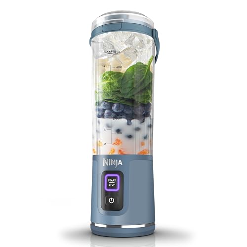 Ninja Blast Portable Blender, 530ml, Leakproof Lid & Sip Spout, Powerful Cordless Mini Blender, Rechargeable, Portable Smoothies, Protein Shakes,