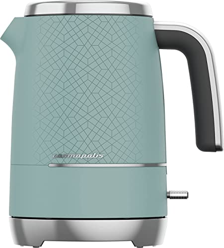 Beko Cosmopolis Dome Kettle WKM8307T, Retro Duck Egg Teal Design, 1.7L Capacity 3000 W, Includes Removable Lid, Easy Pour Spout & Boil Dry Protec